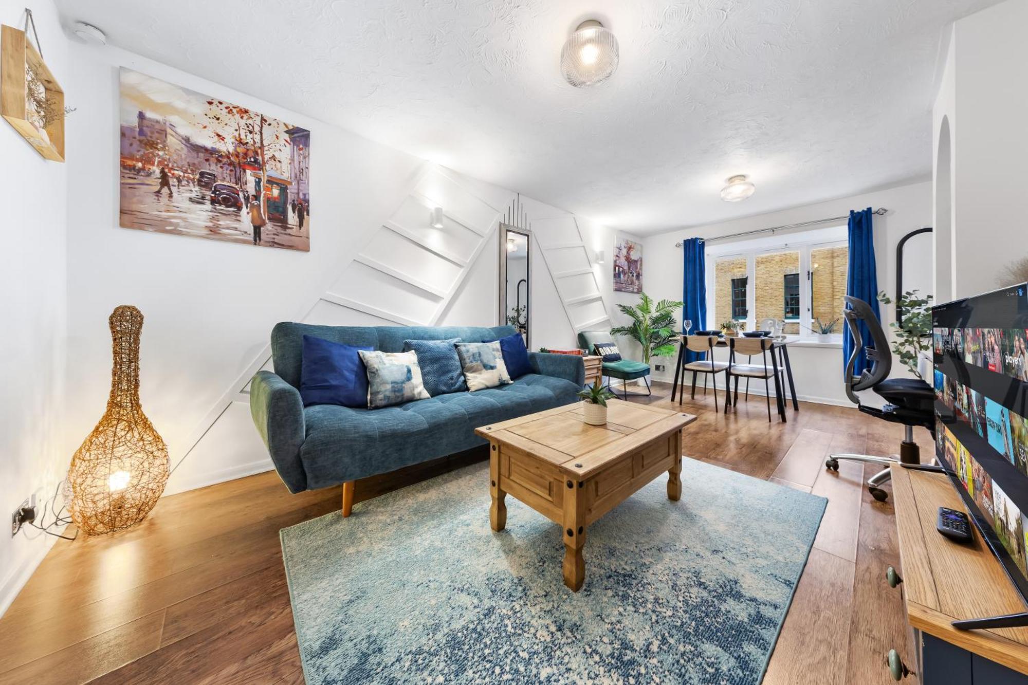 Quirky Canary 2Bed, Free Parking, Smart Tv & Games Londra Exterior foto