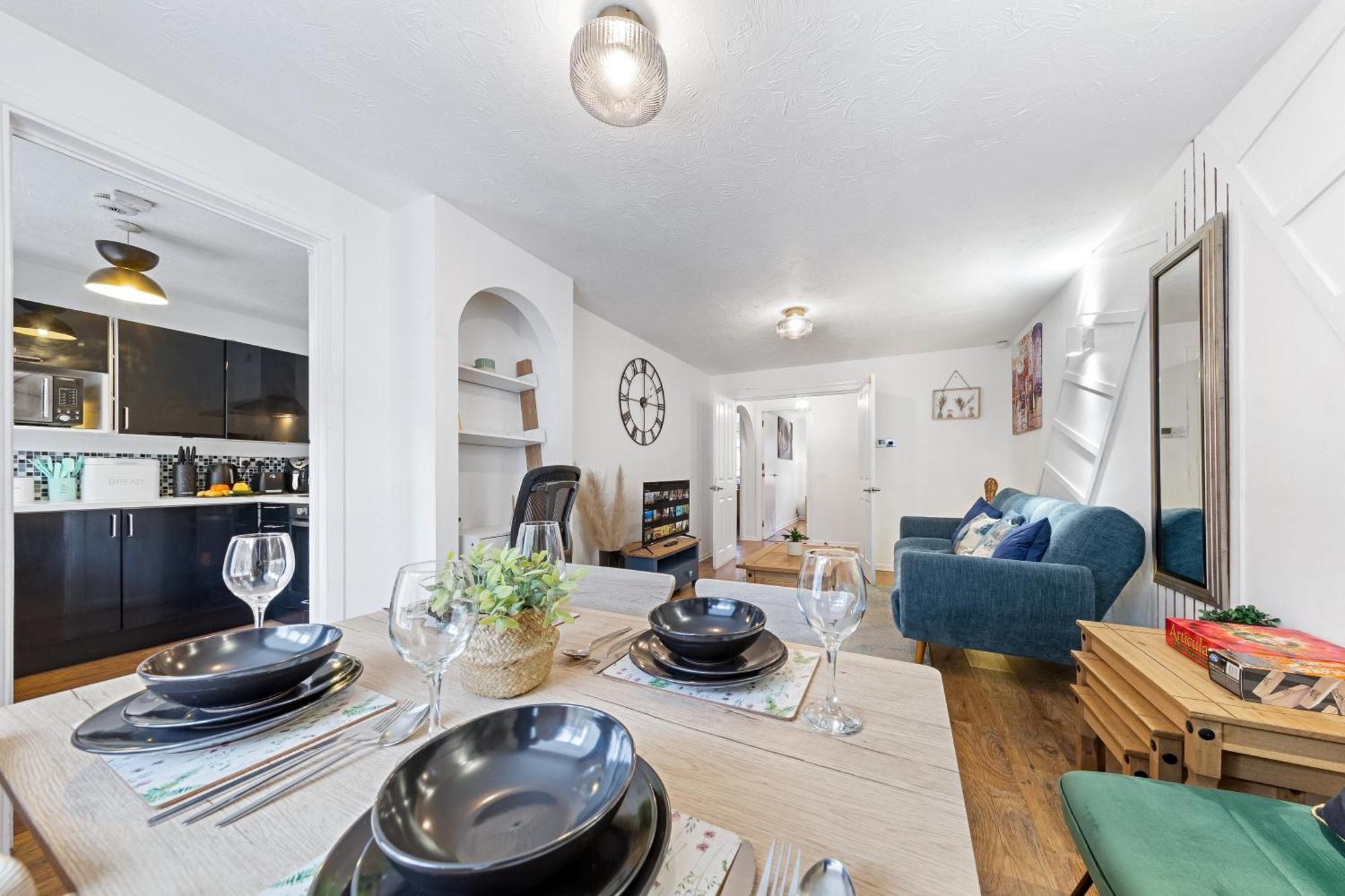 Quirky Canary 2Bed, Free Parking, Smart Tv & Games Londra Exterior foto